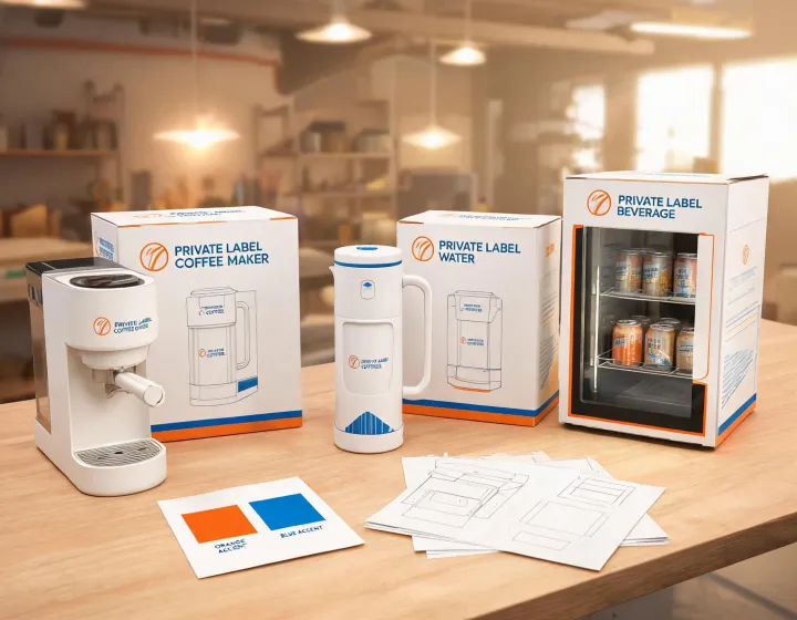Private label coffee maker appliance lineup