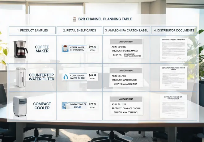Appliance retail and e-commerce channel planning
